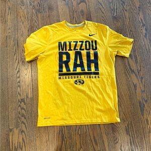Nike Mizzou Tigers Yellow T-Shirt